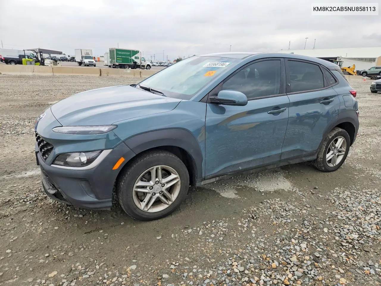 2022 Hyundai Kona Se VIN: KM8K2CAB5NU858113 Lot: 58968196