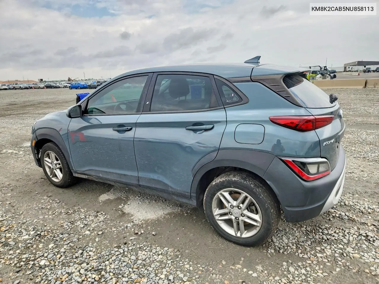 2022 Hyundai Kona Se VIN: KM8K2CAB5NU858113 Lot: 58968196