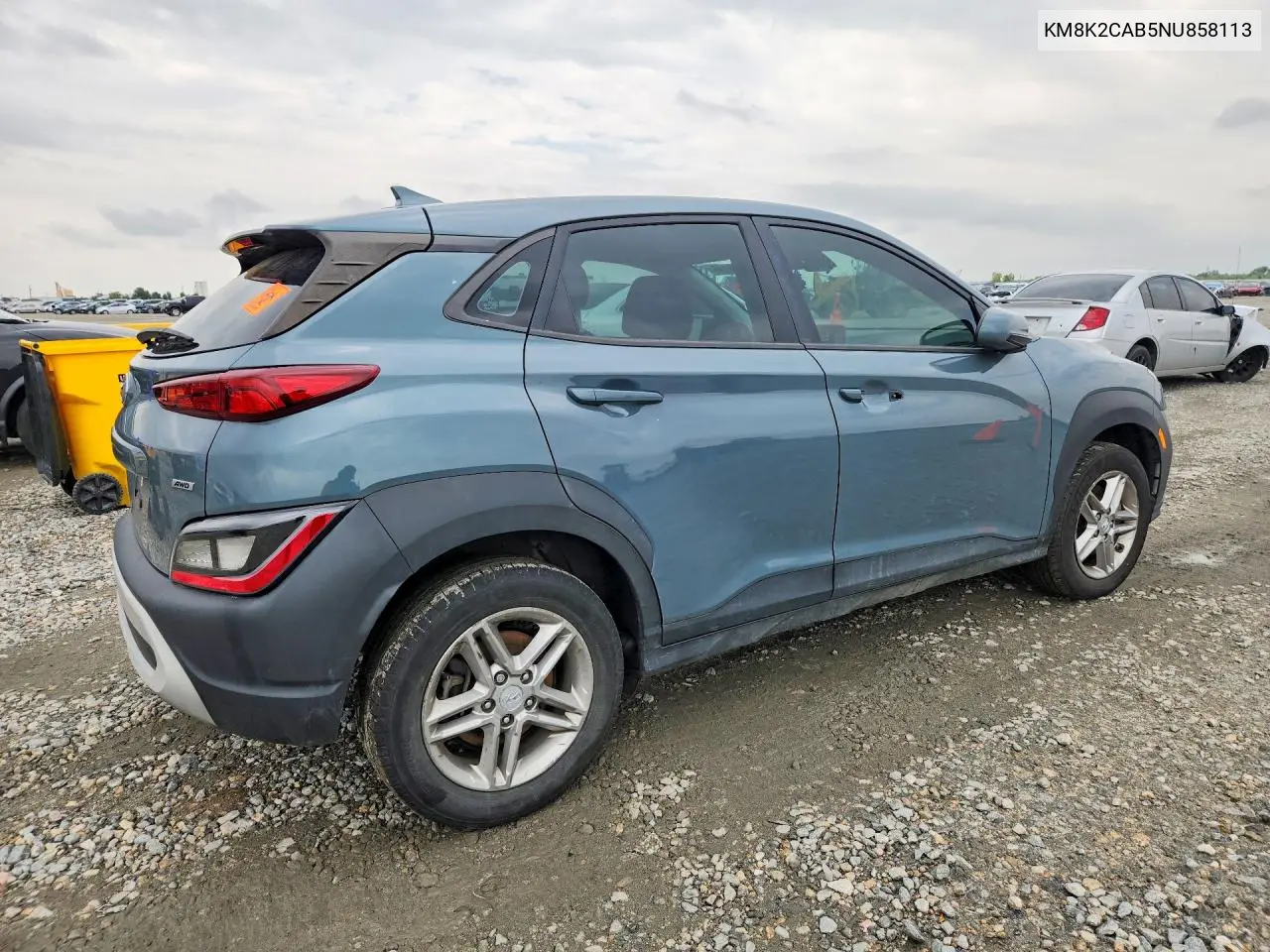 2022 Hyundai Kona Se VIN: KM8K2CAB5NU858113 Lot: 58968196