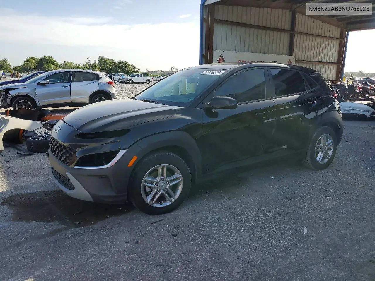 2022 Hyundai Kona Se VIN: KM8K22AB3NU768923 Lot: 60426276