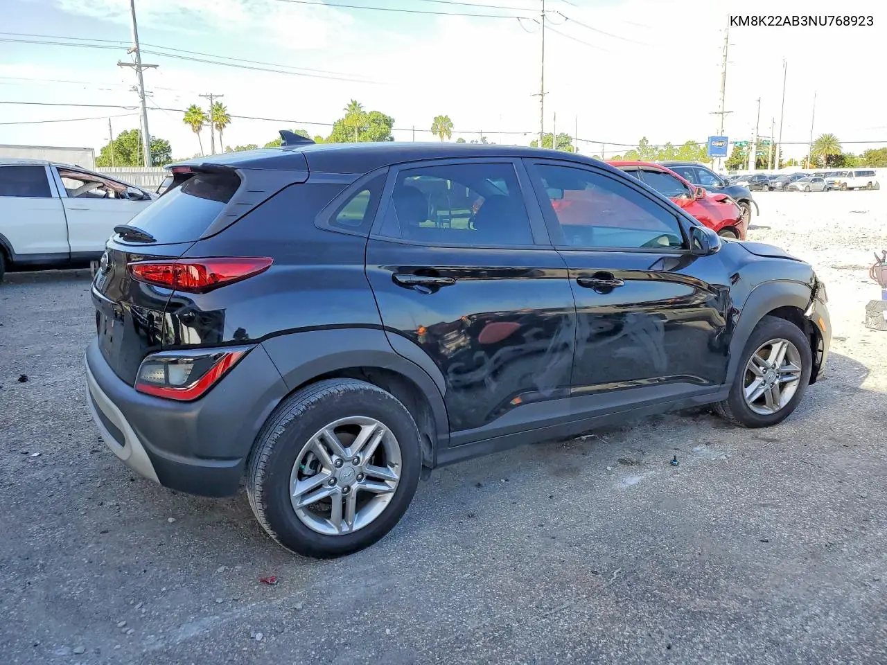 2022 Hyundai Kona Se VIN: KM8K22AB3NU768923 Lot: 60426276