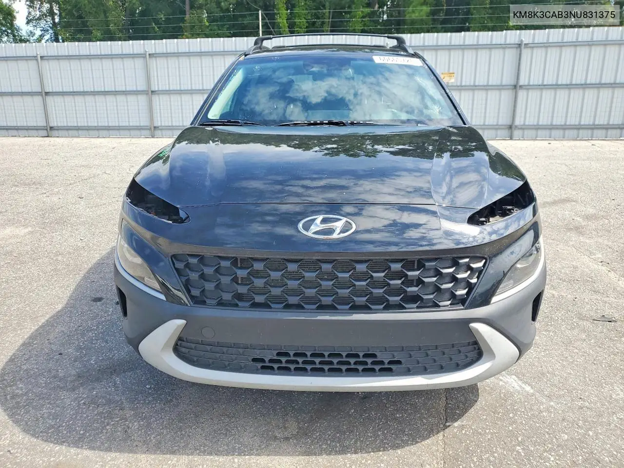 2022 Hyundai Kona Sel VIN: KM8K3CAB3NU831375 Lot: 60660726