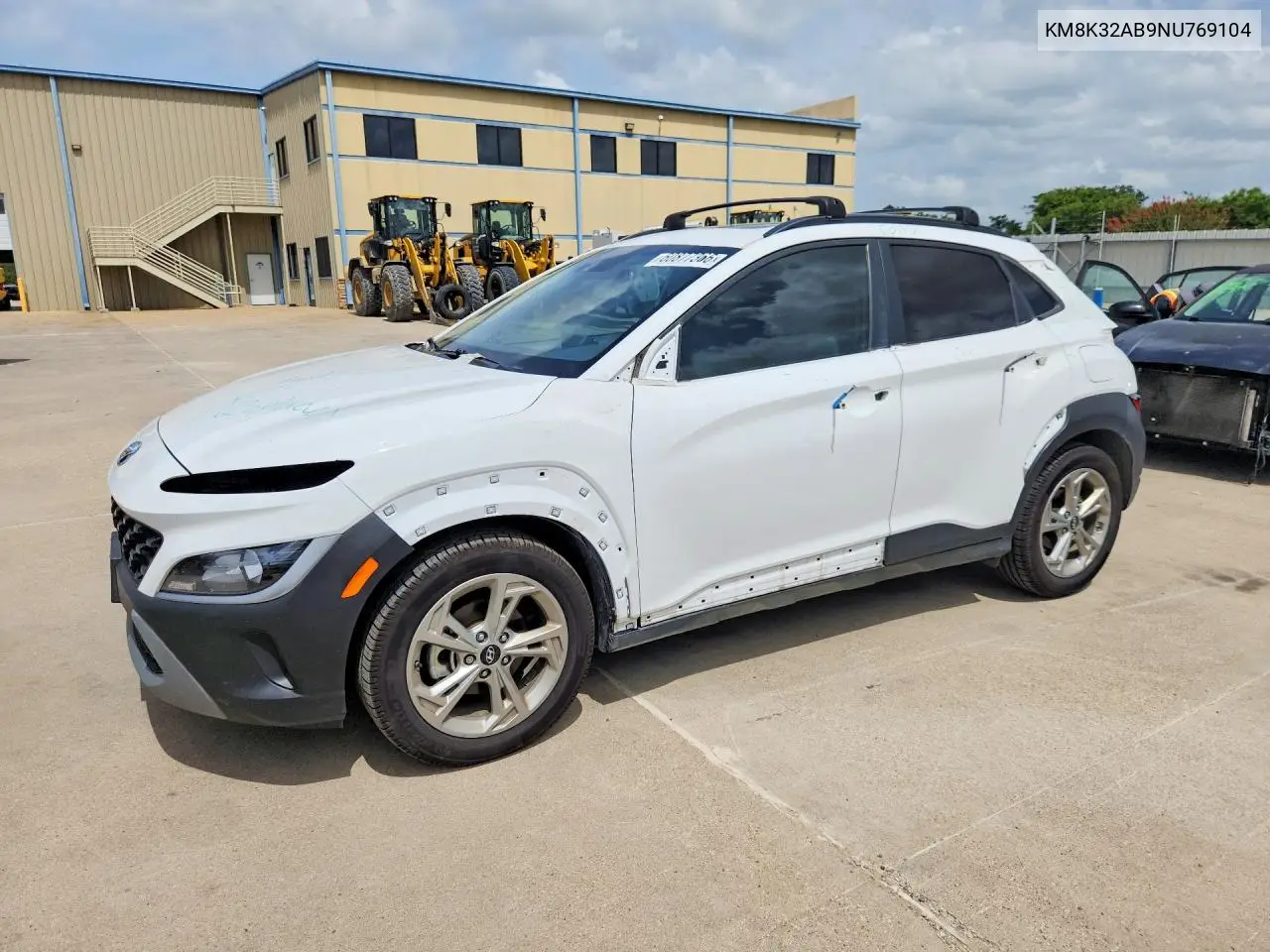 2022 Hyundai Kona Sel VIN: KM8K32AB9NU769104 Lot: 60877366