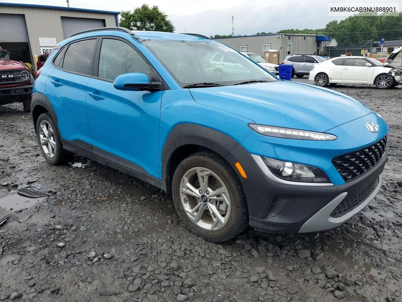 2022 Hyundai Kona Sel VIN: KM8K6CAB9NU888901 Lot: 61006596