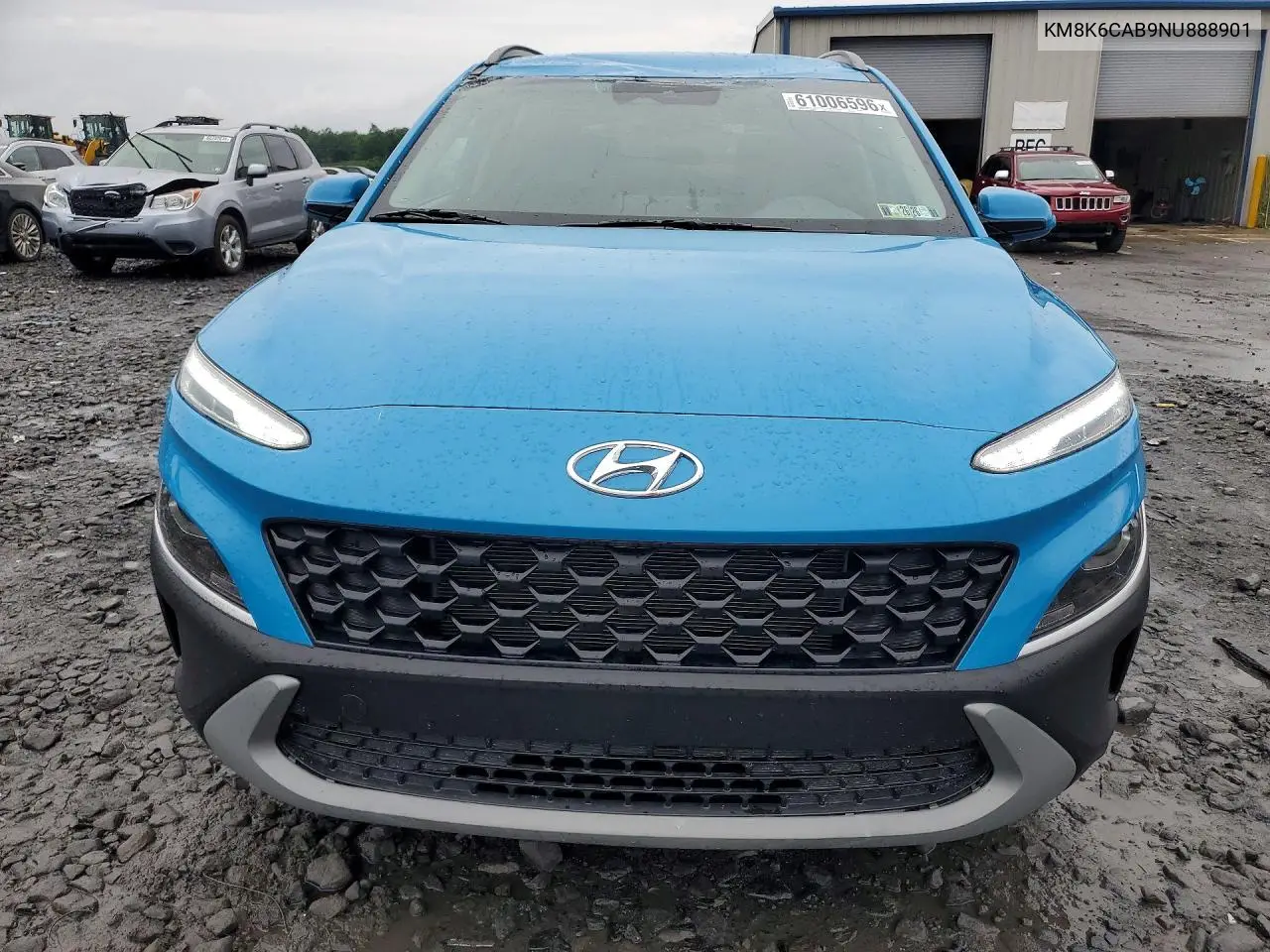 2022 Hyundai Kona Sel VIN: KM8K6CAB9NU888901 Lot: 61006596