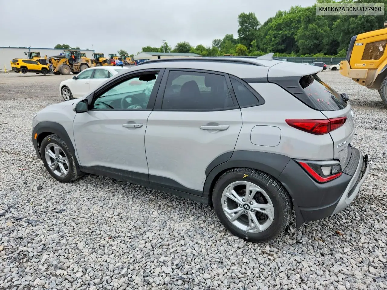 2022 Hyundai Kona Sel VIN: KM8K62AB0NU877960 Lot: 61017276