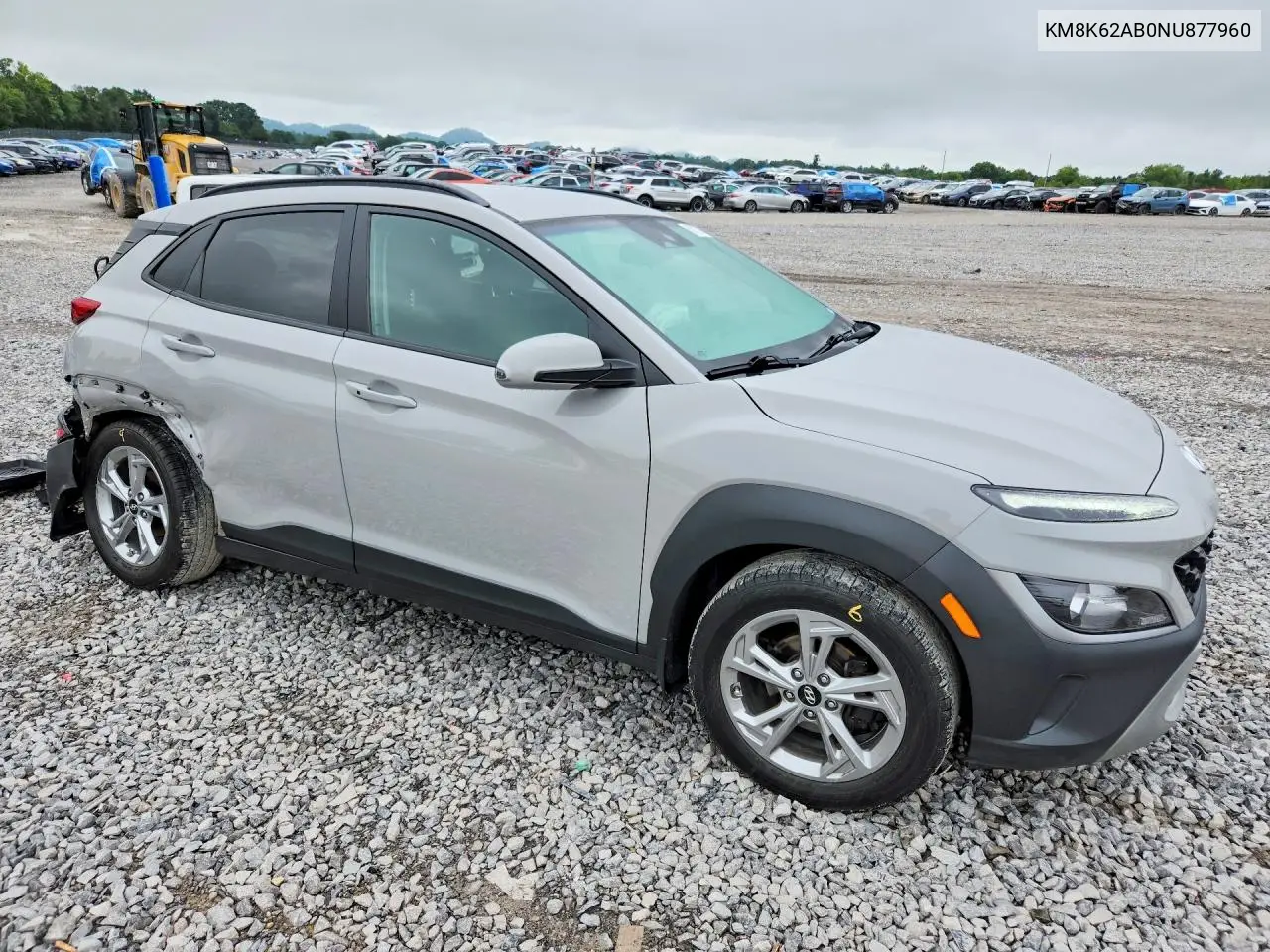 2022 Hyundai Kona Sel VIN: KM8K62AB0NU877960 Lot: 61017276