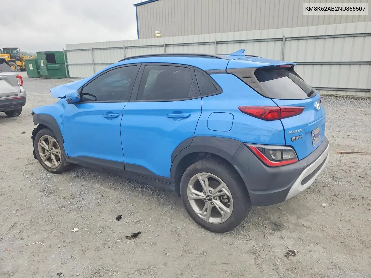 2022 Hyundai Kona Sel VIN: KM8K62AB2NU866507 Lot: 61045156