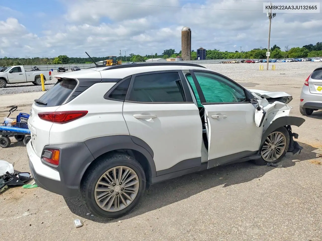 2022 Hyundai Kona Sel VIN: KM8K22AA3JU132665 Lot: 61157386