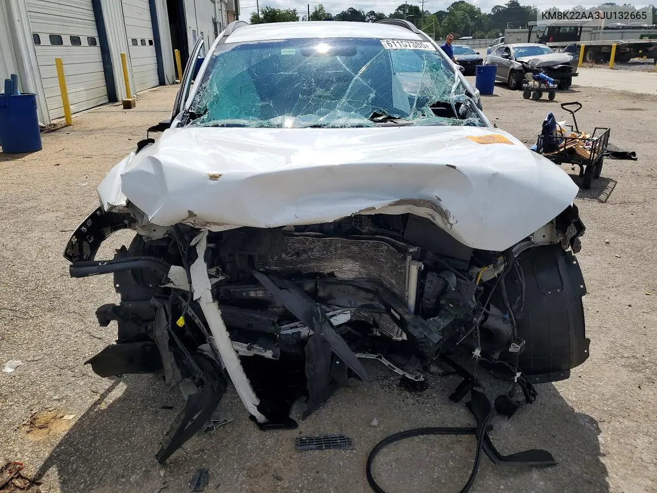 2022 Hyundai Kona Sel VIN: KM8K22AA3JU132665 Lot: 61157386