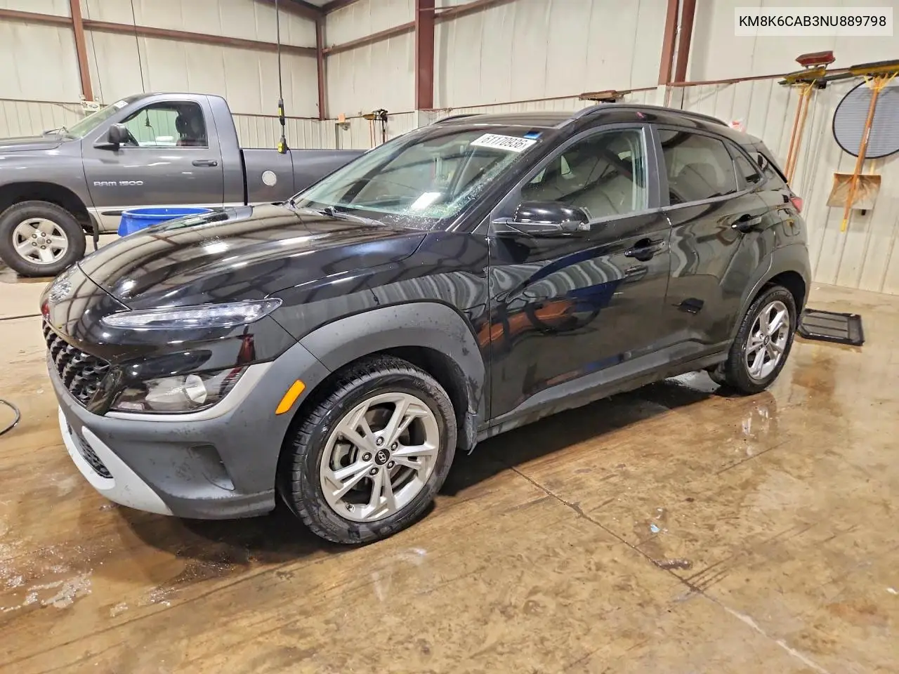 2022 Hyundai Kona Sel VIN: KM8K6CAB3NU889798 Lot: 61170936