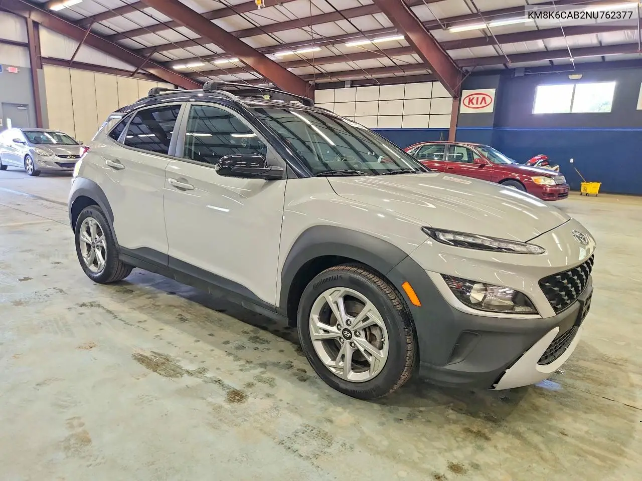 2022 Hyundai Kona Sel VIN: KM8K6CAB2NU762377 Lot: 62225026