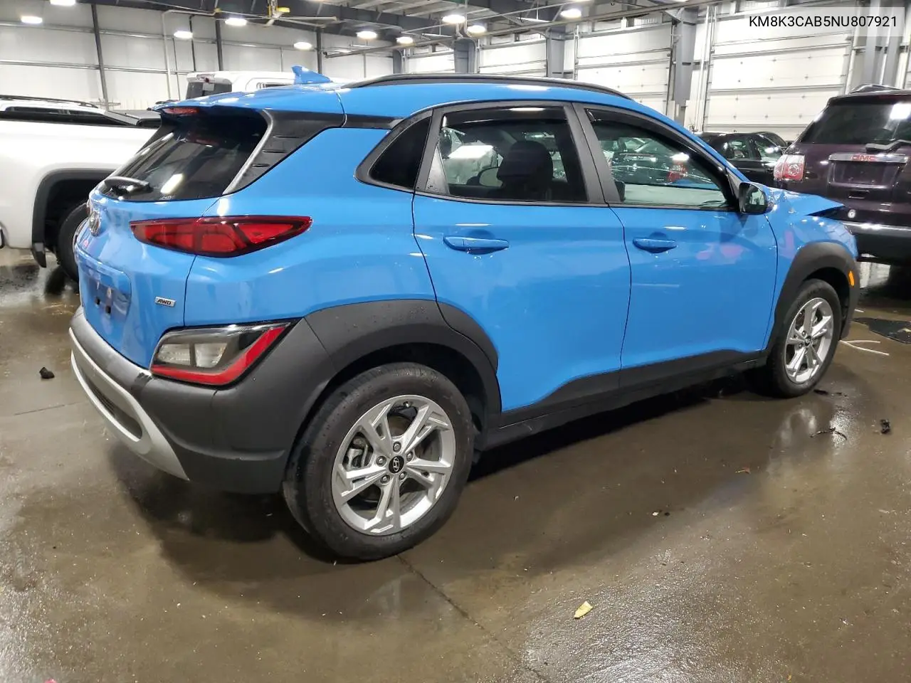 KM8K3CAB5NU807921 2022 Hyundai Kona Sel