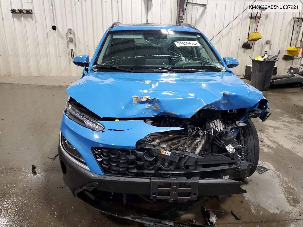 KM8K3CAB5NU807921 2022 Hyundai Kona Sel