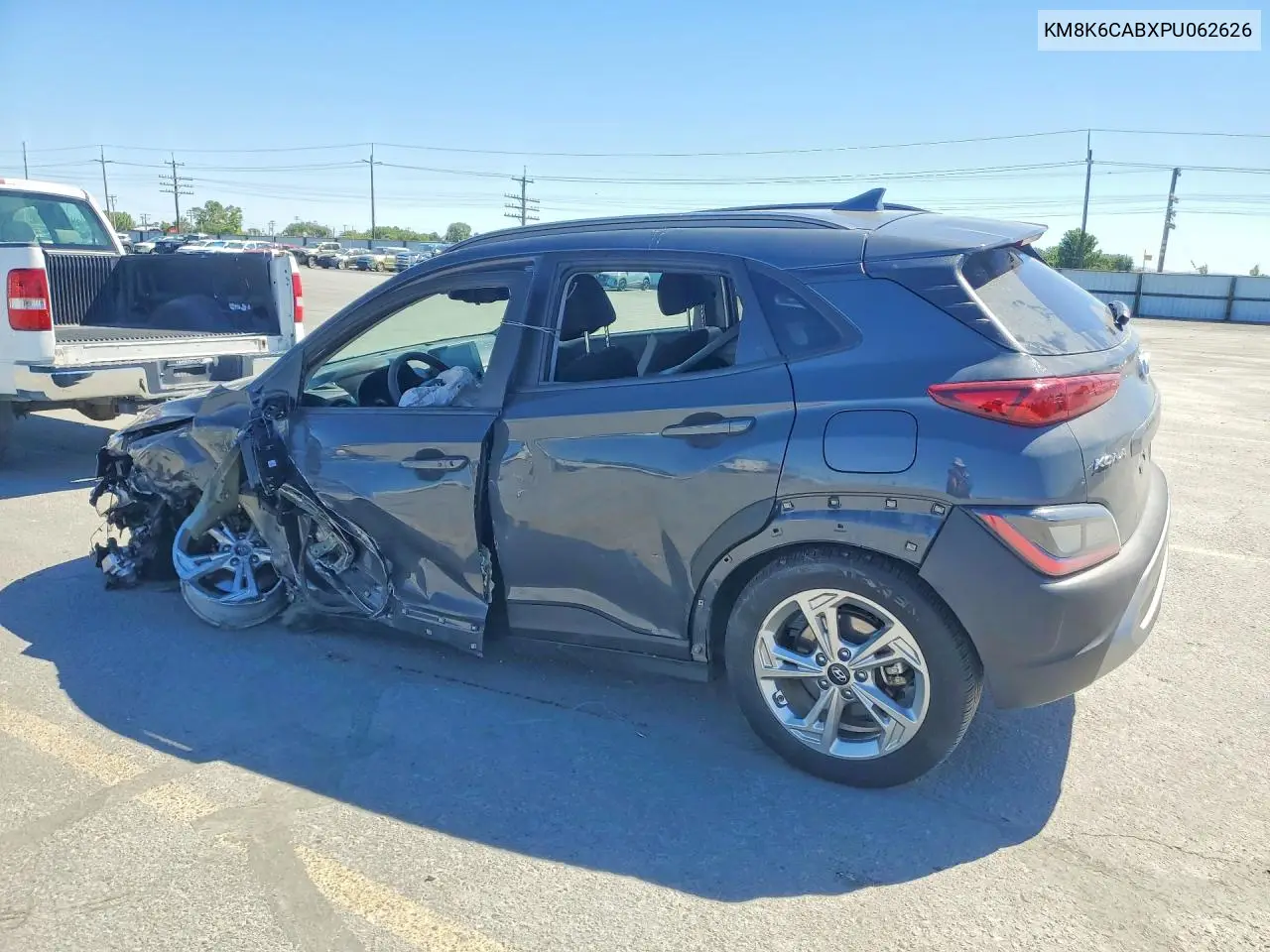 2023 Hyundai Kona Sel VIN: KM8K6CABXPU062626 Lot: 57354606