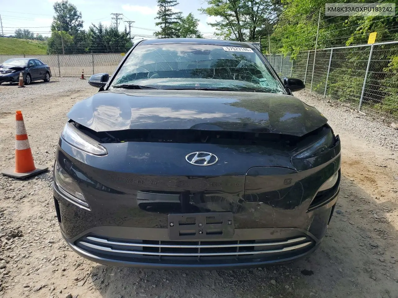 2023 Hyundai Kona Sel VIN: KM8K33AGXPU183242 Lot: 57523146