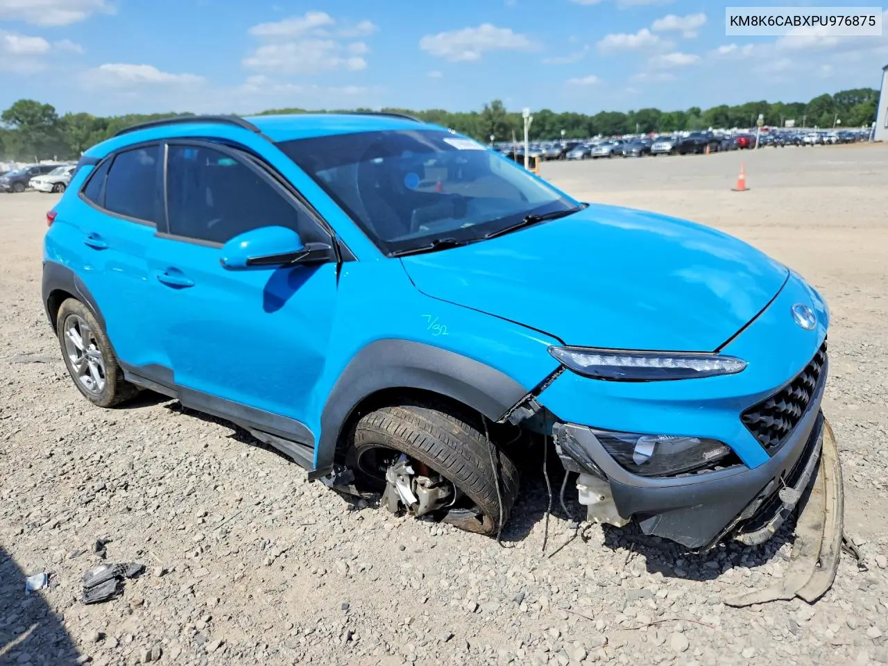 2023 Hyundai Kona Sel VIN: KM8K6CABXPU976875 Lot: 57680406