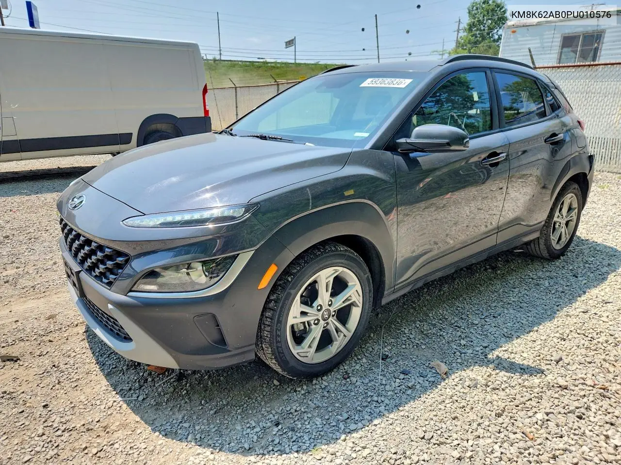 2023 Hyundai Kona Sel VIN: KM8K62AB0PU010576 Lot: 59363836