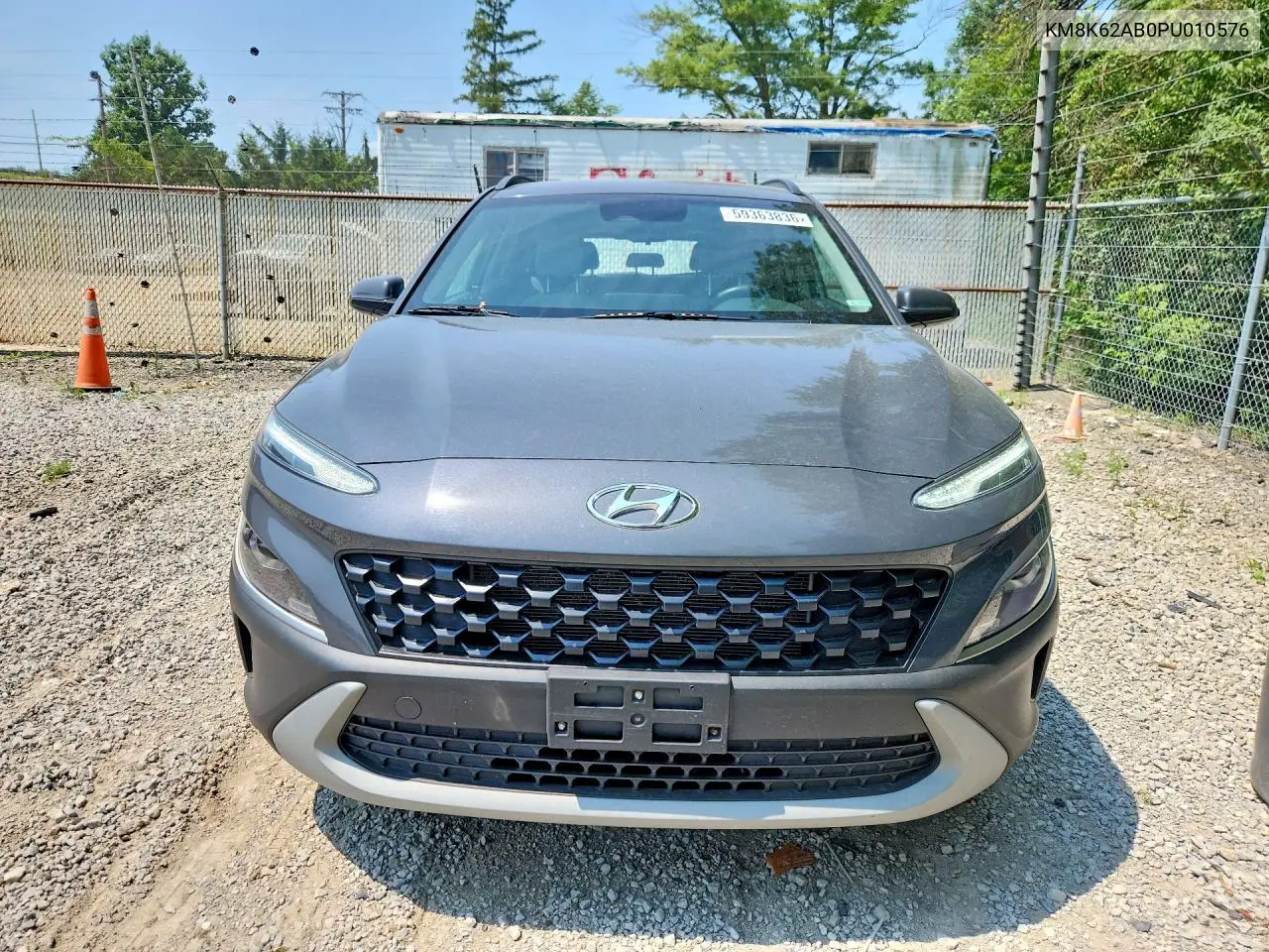 2023 Hyundai Kona Sel VIN: KM8K62AB0PU010576 Lot: 59363836