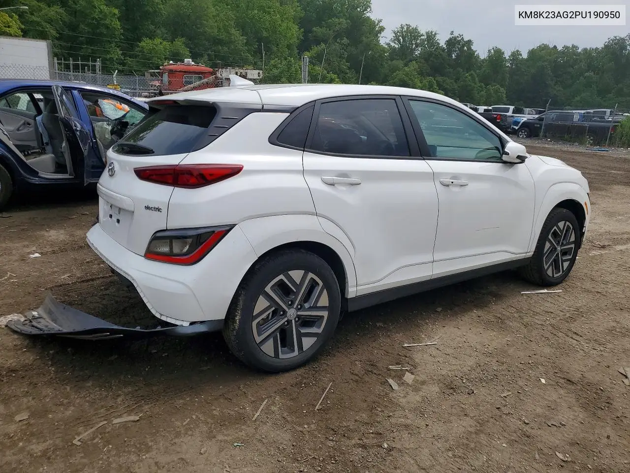 2023 Hyundai Kona Se VIN: KM8K23AG2PU190950 Lot: 59738606