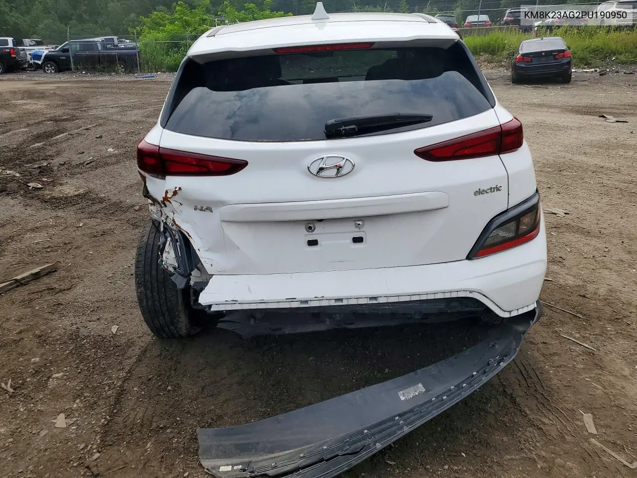 2023 Hyundai Kona Se VIN: KM8K23AG2PU190950 Lot: 59738606