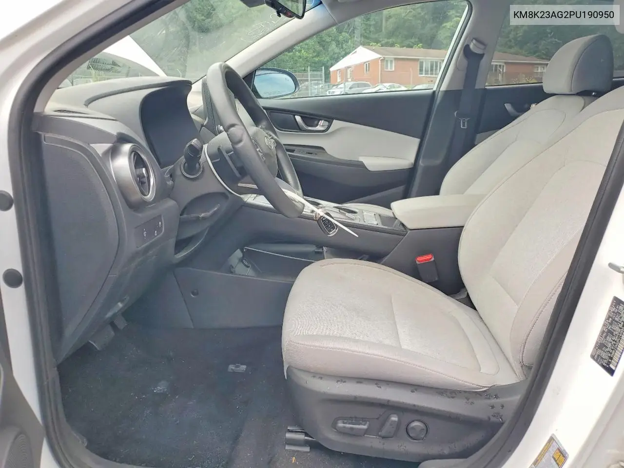 2023 Hyundai Kona Se VIN: KM8K23AG2PU190950 Lot: 59738606