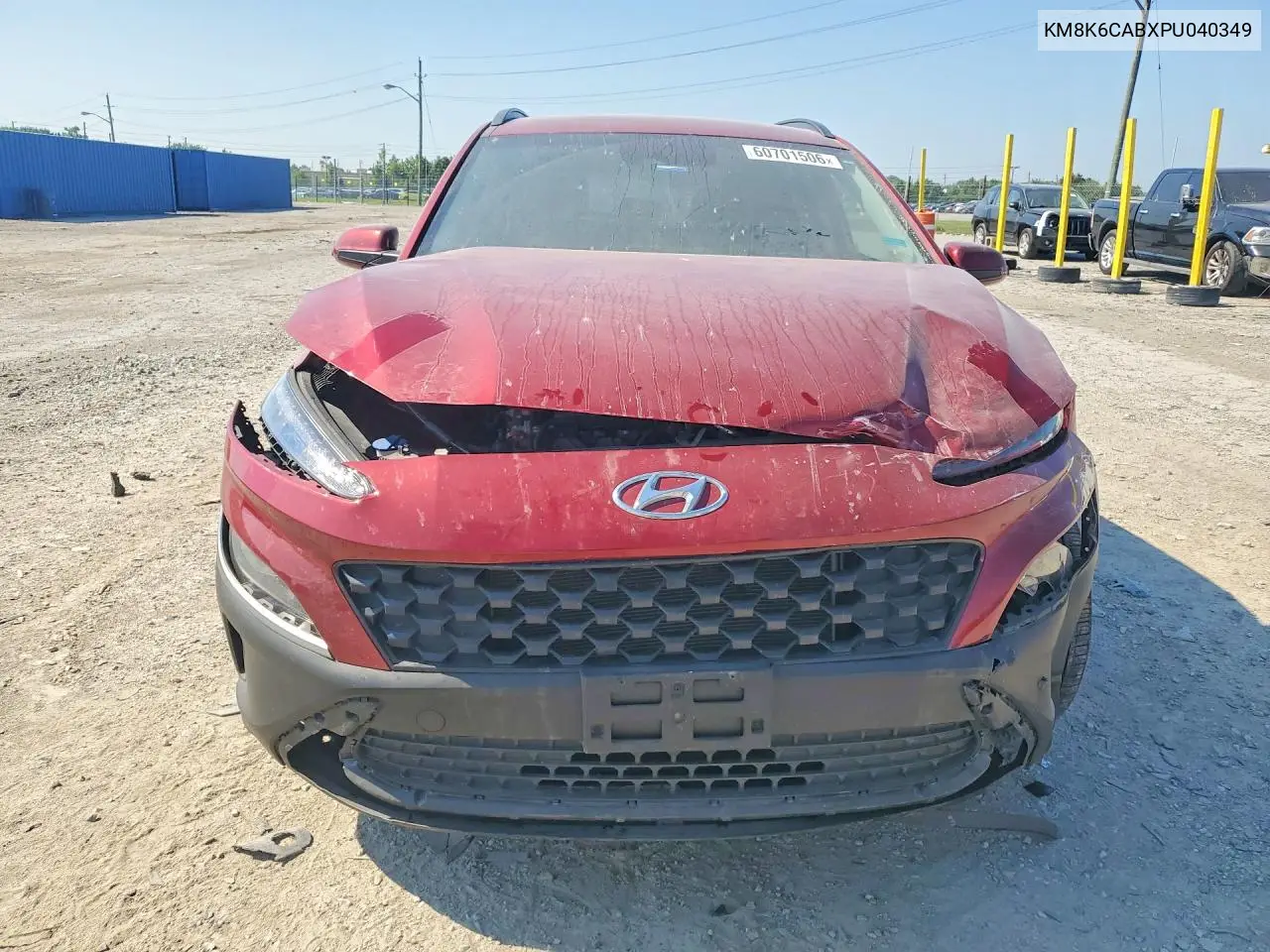 2023 Hyundai Kona Sel VIN: KM8K6CABXPU040349 Lot: 60701506