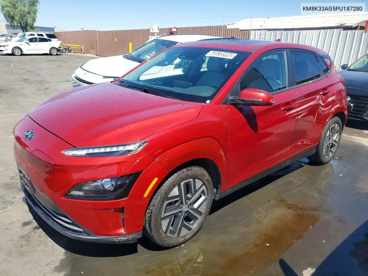 2023 Hyundai Kona Sel VIN: KM8K33AG5PU187280 Lot: 60838996