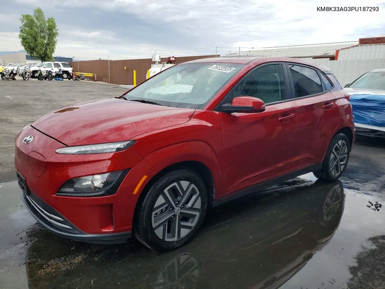 2023 Hyundai Kona Sel VIN: KM8K33AG3PU187293 Lot: 60984486