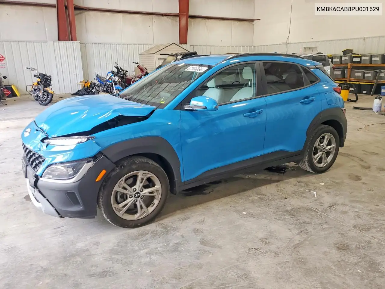2023 Hyundai Kona Sel VIN: KM8K6CAB8PU001629 Lot: 61054896
