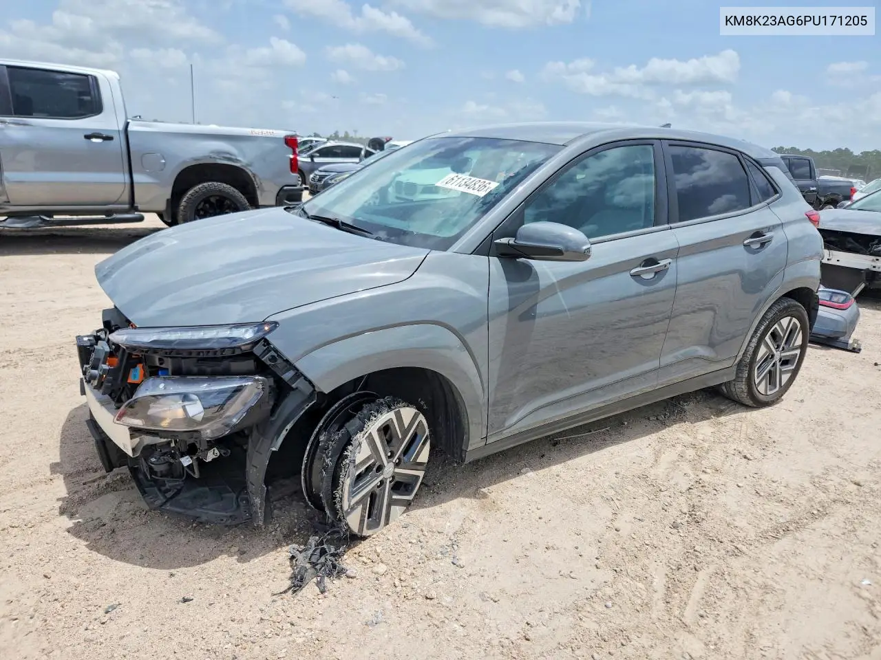 2023 Hyundai Kona Se VIN: KM8K23AG6PU171205 Lot: 61134836