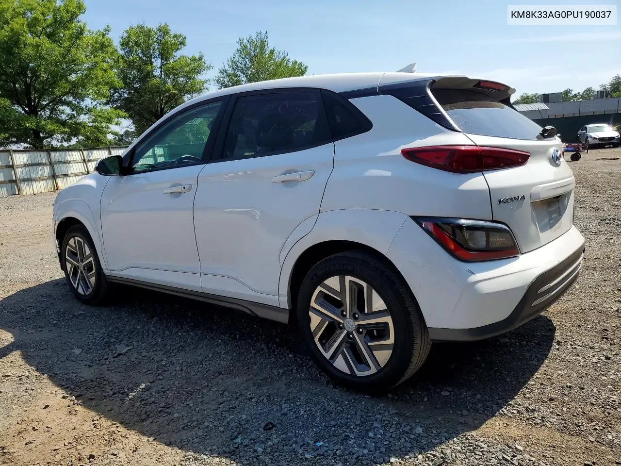 2023 Hyundai Kona Sel VIN: KM8K33AG0PU190037 Lot: 61141796
