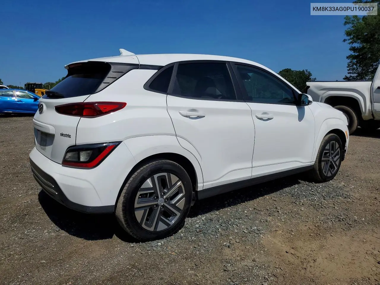 2023 Hyundai Kona Sel VIN: KM8K33AG0PU190037 Lot: 61141796