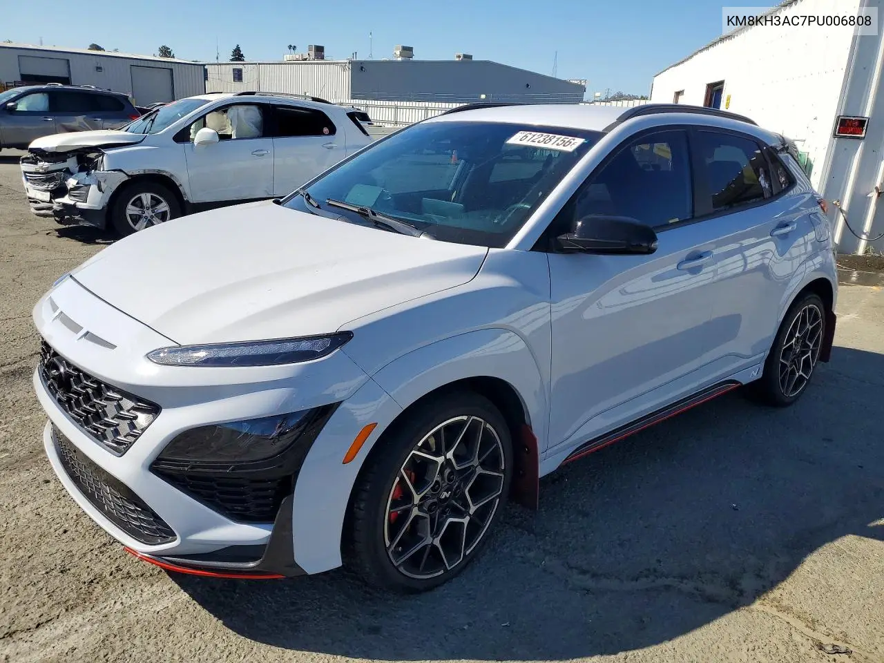 2023 Hyundai Kona N Base VIN: KM8KH3AC7PU006808 Lot: 61238156