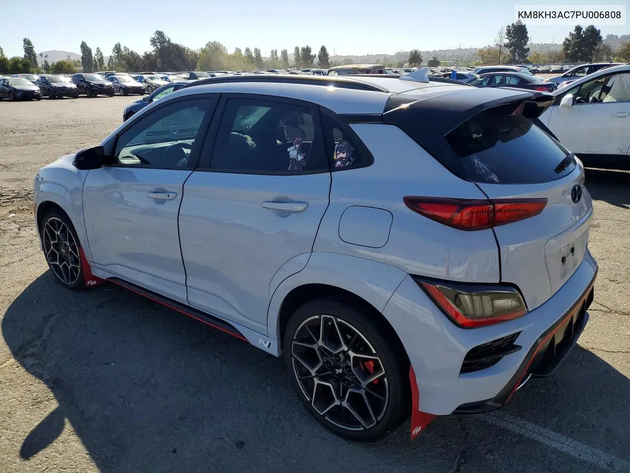 2023 Hyundai Kona N Base VIN: KM8KH3AC7PU006808 Lot: 61238156
