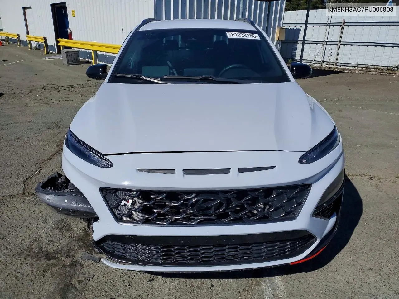 2023 Hyundai Kona N Base VIN: KM8KH3AC7PU006808 Lot: 61238156