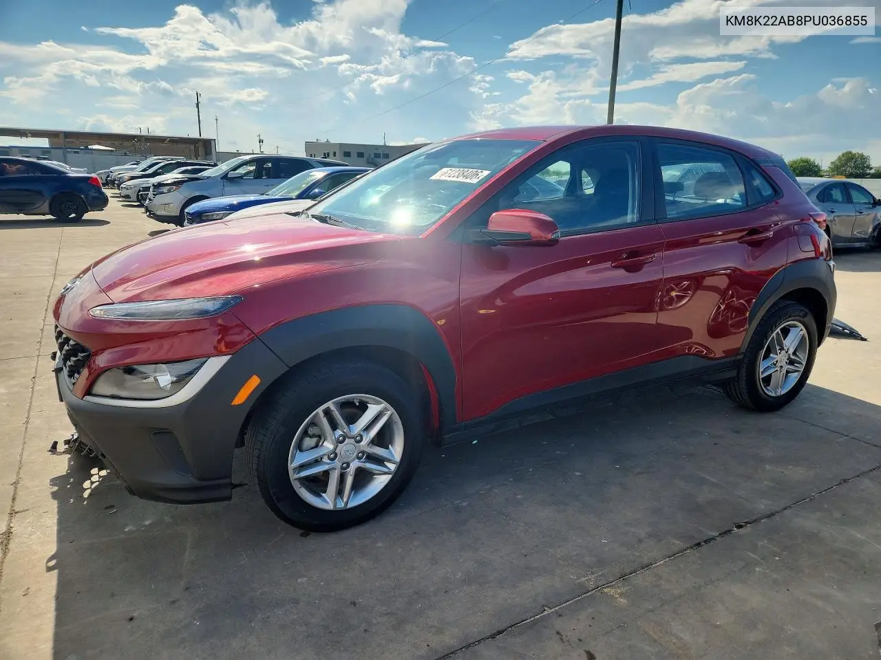 2023 Hyundai Kona Se VIN: KM8K22AB8PU036855 Lot: 61238406