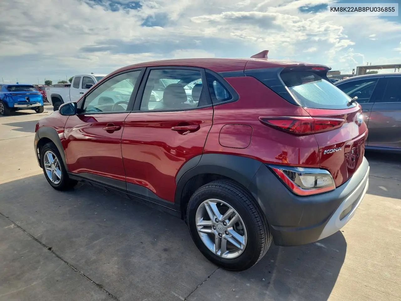 2023 Hyundai Kona Se VIN: KM8K22AB8PU036855 Lot: 61238406