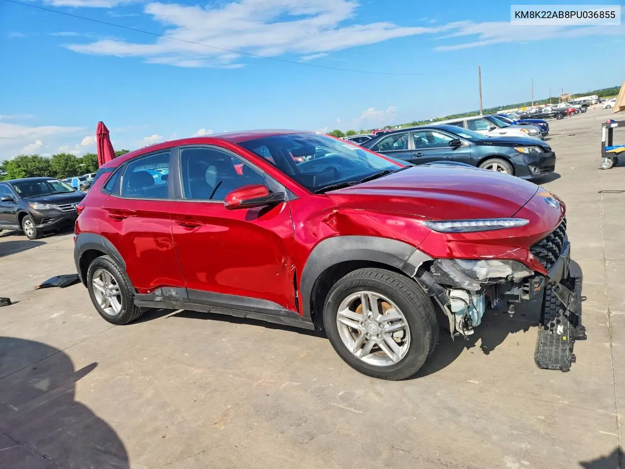 2023 Hyundai Kona Se VIN: KM8K22AB8PU036855 Lot: 61238406