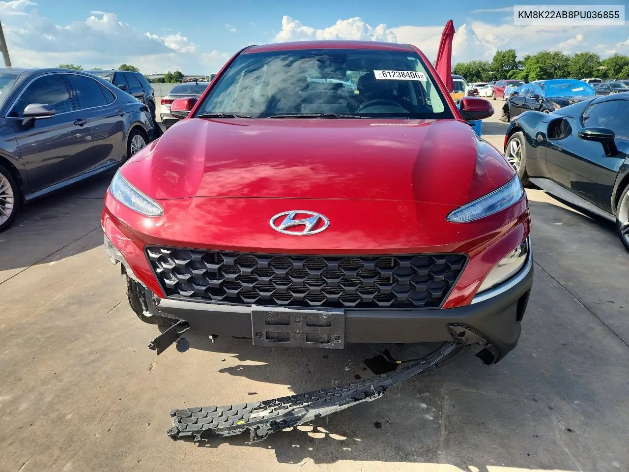 2023 Hyundai Kona Se VIN: KM8K22AB8PU036855 Lot: 61238406
