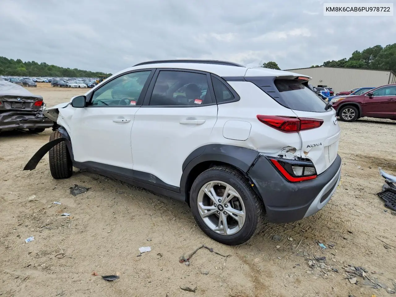 2023 Hyundai Kona Sel VIN: KM8K6CAB6PU978722 Lot: 61675026