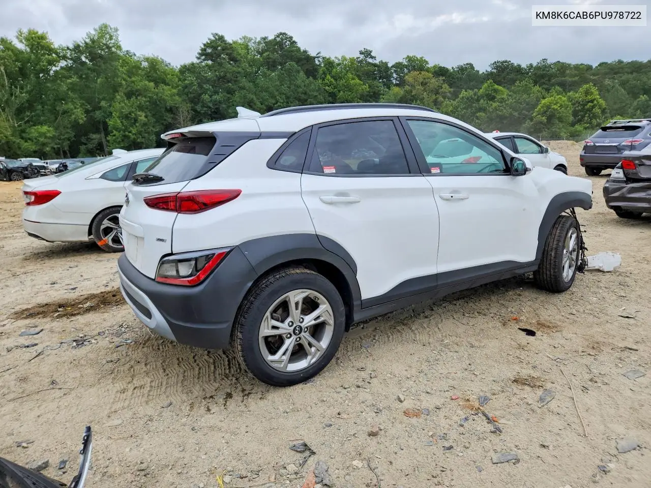 2023 Hyundai Kona Sel VIN: KM8K6CAB6PU978722 Lot: 61675026