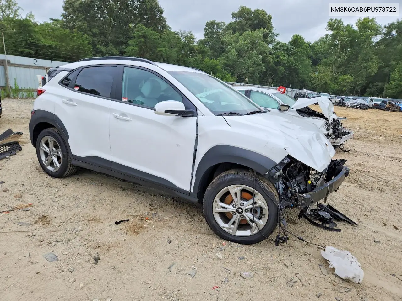 2023 Hyundai Kona Sel VIN: KM8K6CAB6PU978722 Lot: 61675026