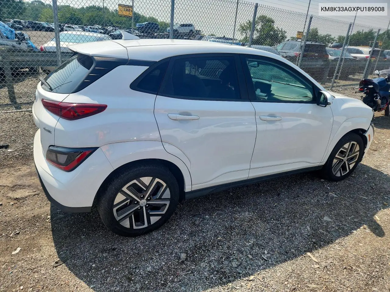 2023 Hyundai Kona Sel VIN: KM8K33AGXPU189008 Lot: 61873376