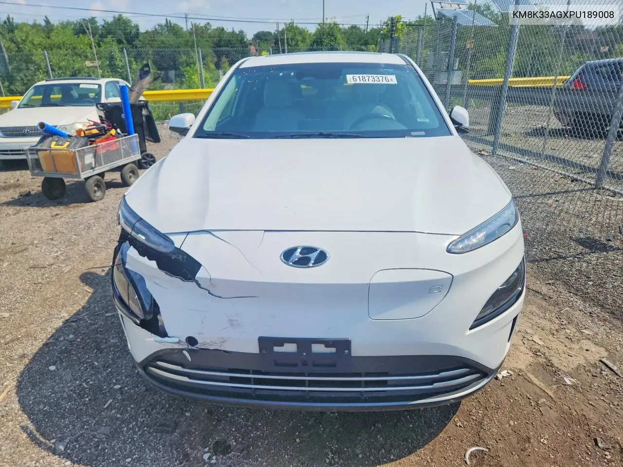 2023 Hyundai Kona Sel VIN: KM8K33AGXPU189008 Lot: 61873376