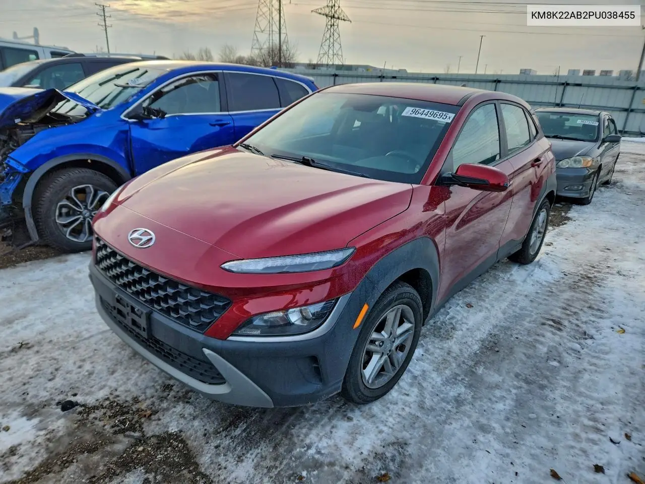 KM8K22AB2PU038455 2023 Hyundai Kona Se