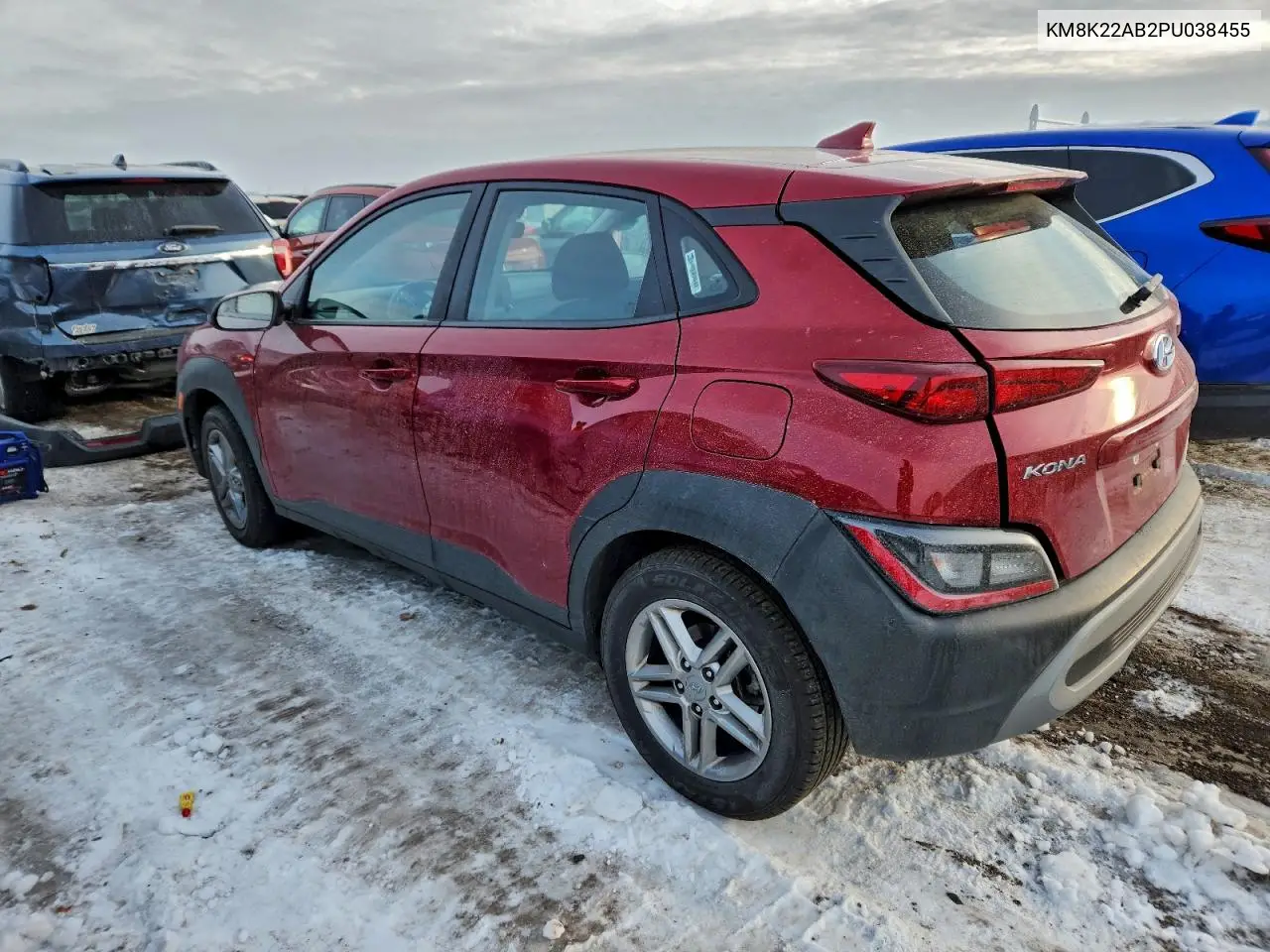 KM8K22AB2PU038455 2023 Hyundai Kona Se