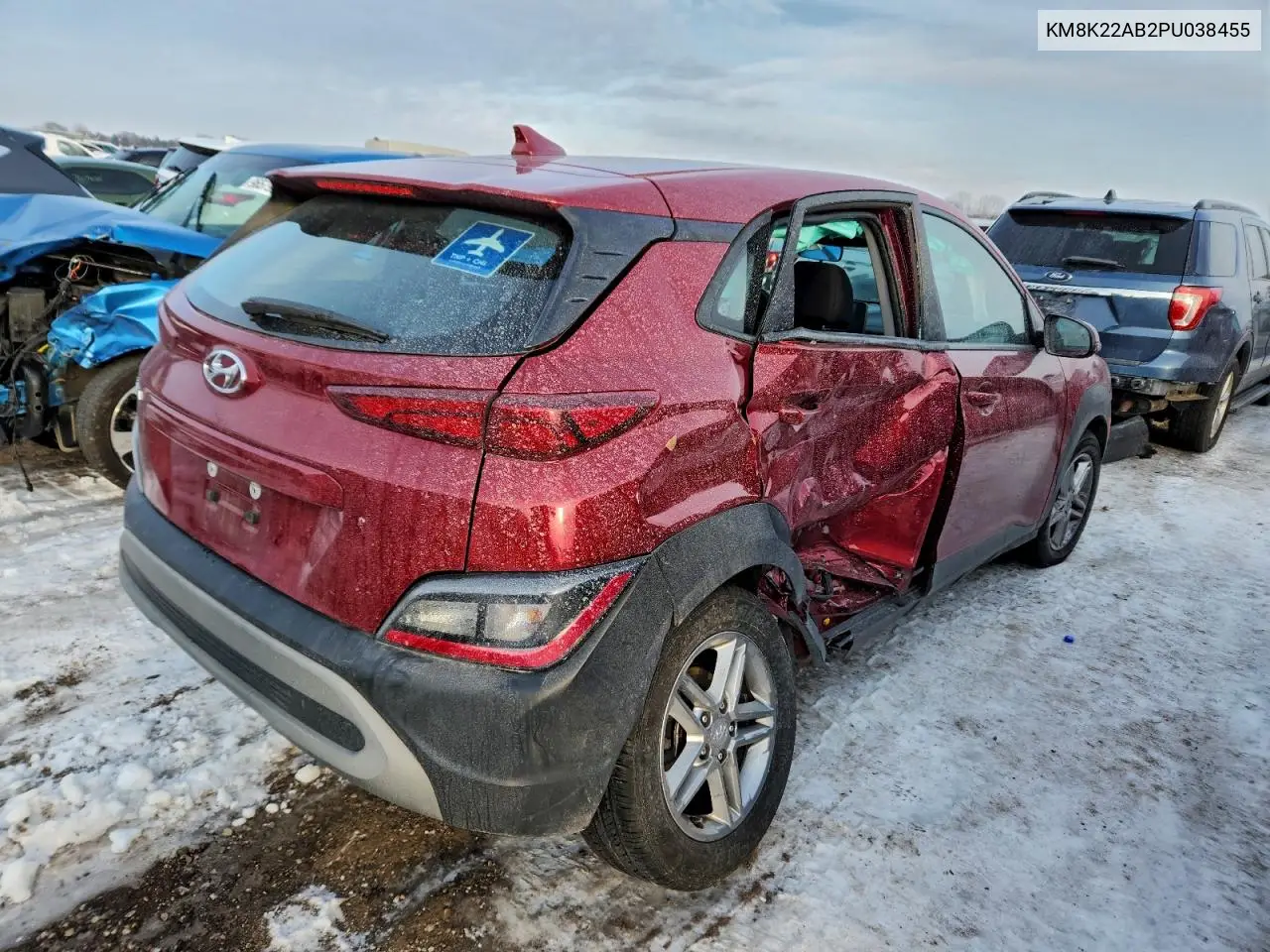 KM8K22AB2PU038455 2023 Hyundai Kona Se