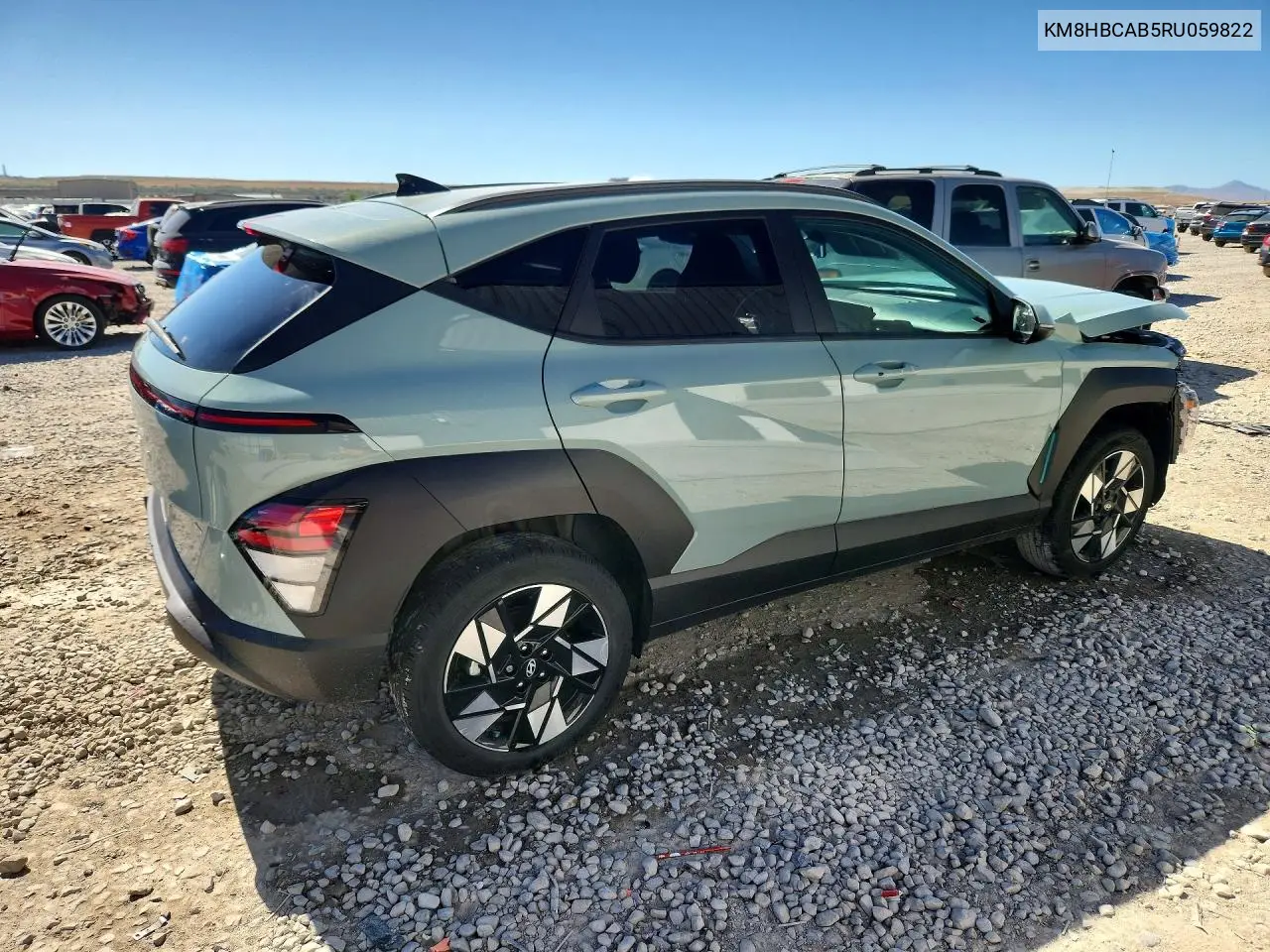 2024 Hyundai Kona Sel VIN: KM8HBCAB5RU059822 Lot: 56166596