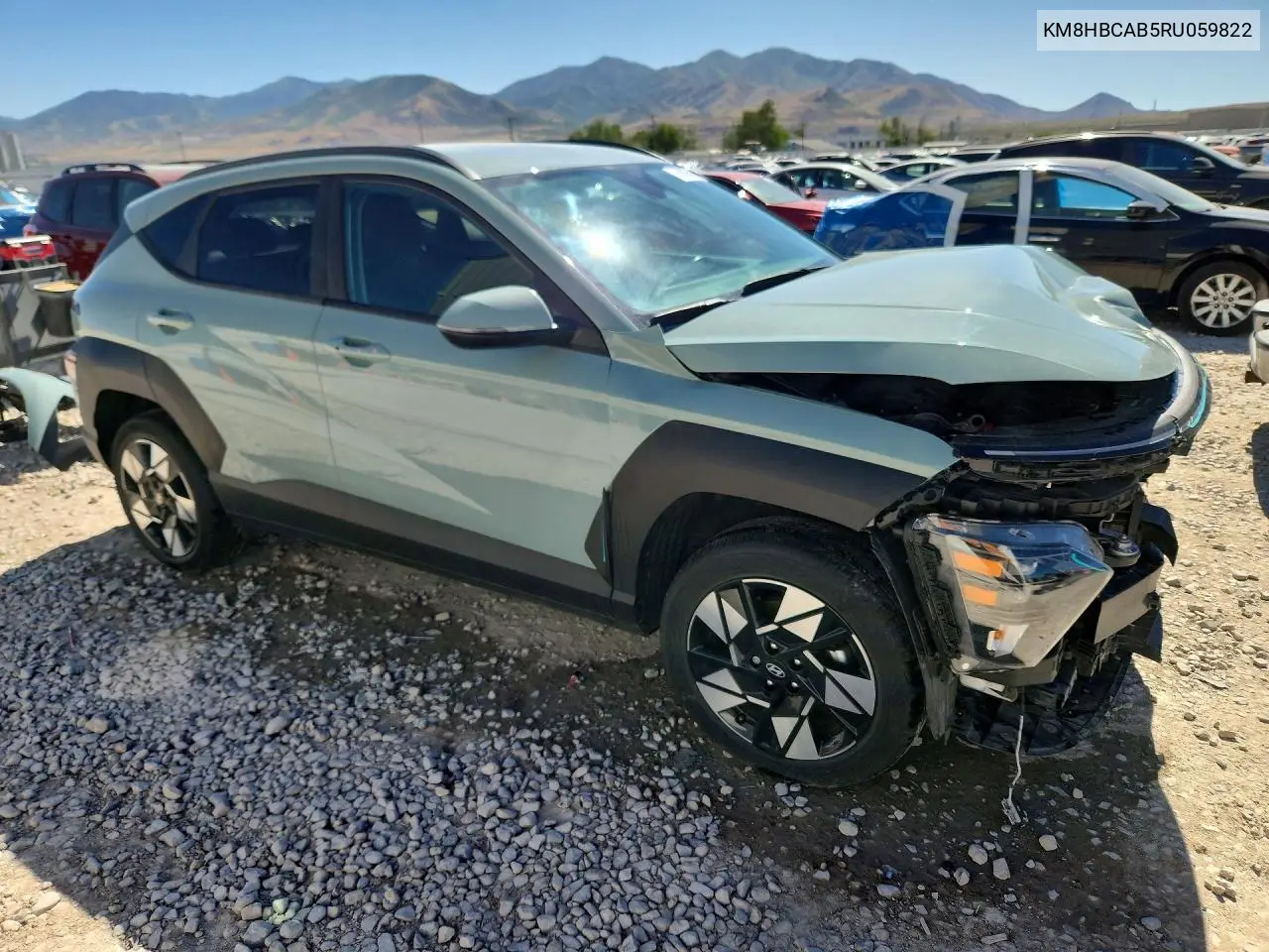 2024 Hyundai Kona Sel VIN: KM8HBCAB5RU059822 Lot: 56166596